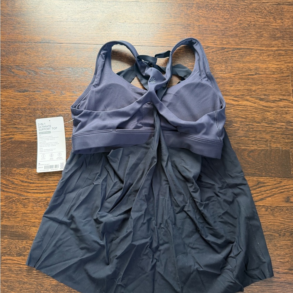 Athleta Deep Blue ultimate support top